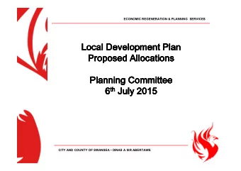 Local Development Plan  Local Development Plan  Local Development Plan  Local Development Plan