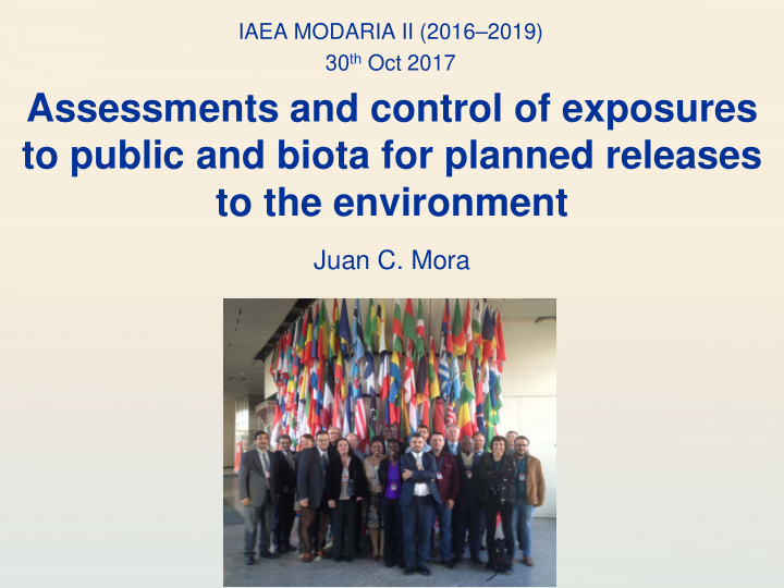 assessments and control of exposures to public and biota