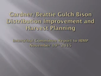 Unpredictable weather and movement of bison  Hunting areas close to housing and in the public
