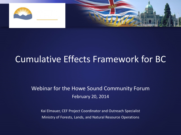 cumulative effects framework for bc