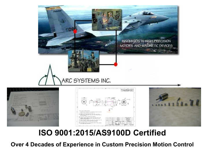iso 9001 2015 as9100d certified