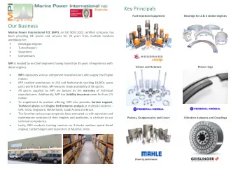 Broad Range of Services Key Principals  Competent service teams headed by team leaders from