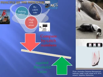 Compare  by-catch  numbers  against  threshold  value  Photo: Australian Fisheries Management