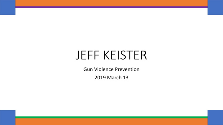 jeff keister