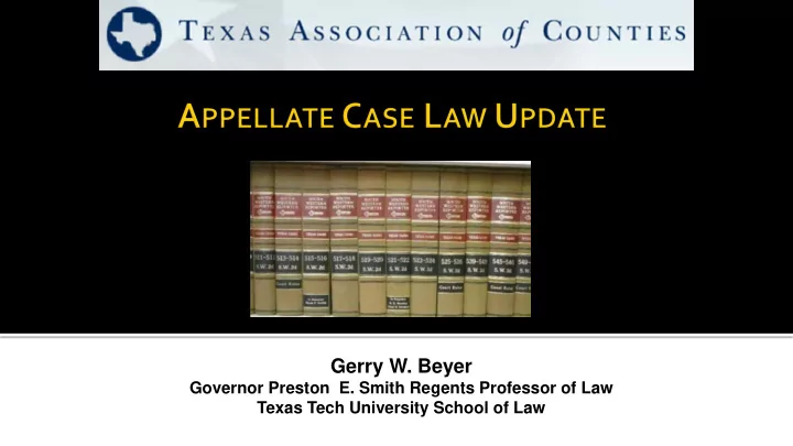 gerry w beyer