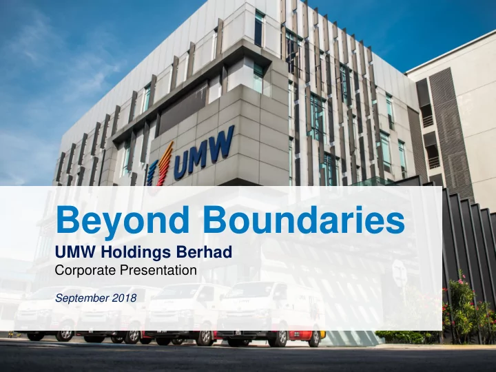 beyond boundaries