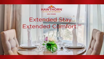 Hawthorn  thorn Suites  tes by Wyndh  dham  am Abu Dhabi  bi City  ty Center  ter Facts  ts  We