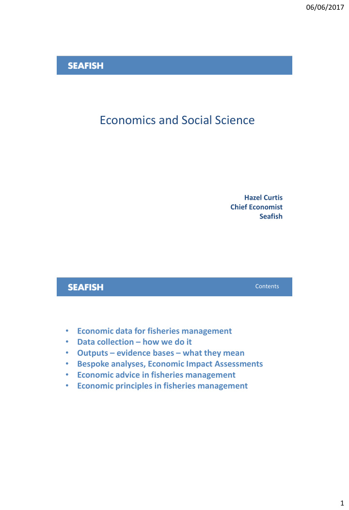 economics and social science