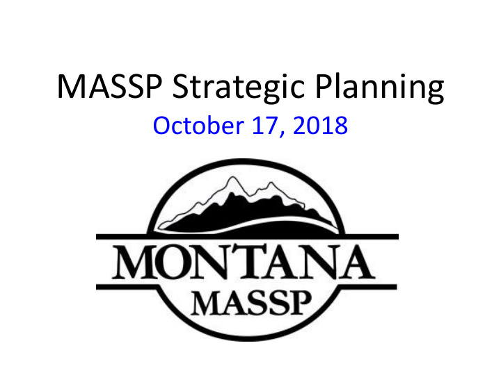 massp strategic planning