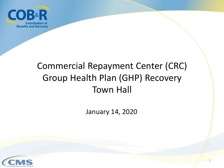 commercial repayment center crc group health plan ghp