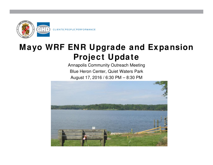 mayo wrf enr upgrade and expansion project update