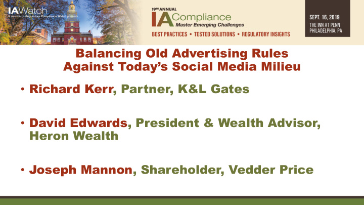 balancing old advertising rules against today s social