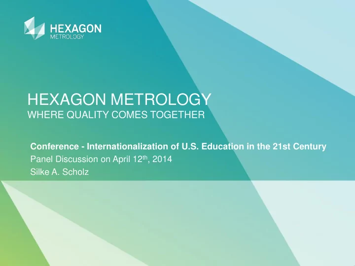 hexagon metrology