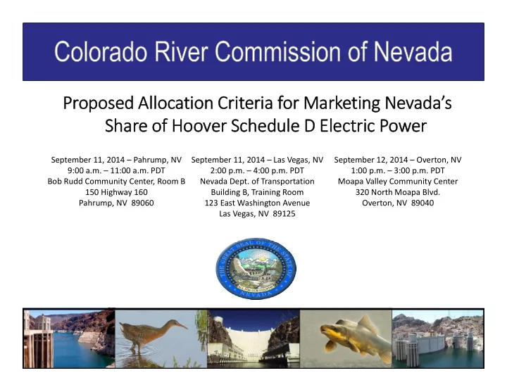 colorado river commission of nevada