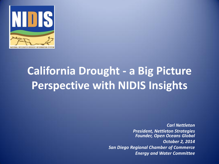 california drought a big picture