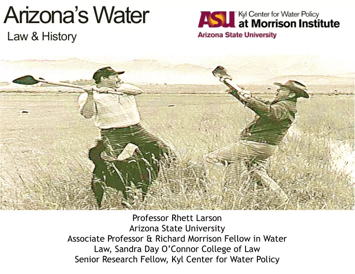 arizona s water