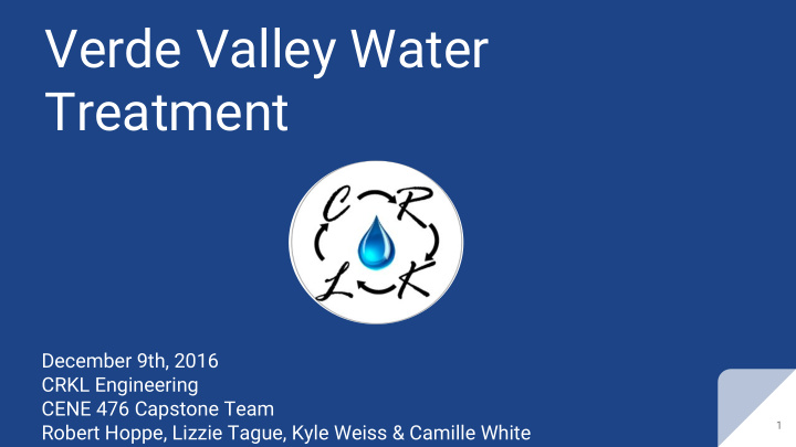 verde valley water treatment