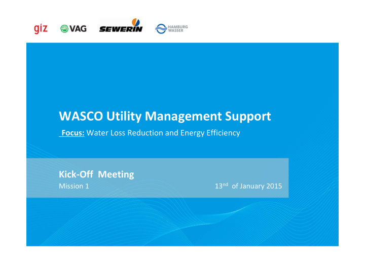 wasco utility management support