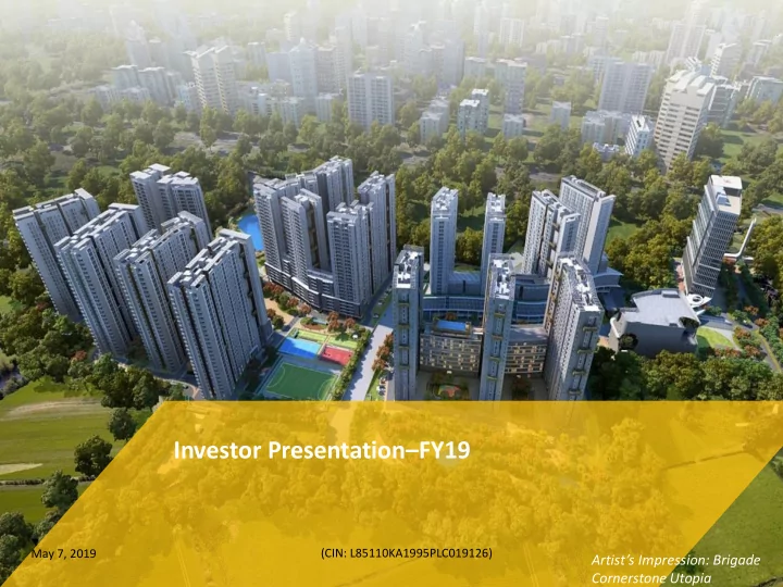 director s presentation fy19