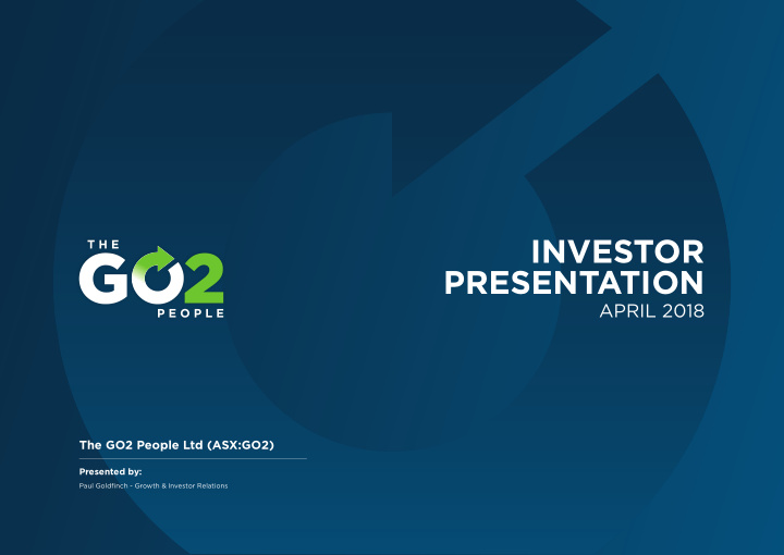 investor presentation