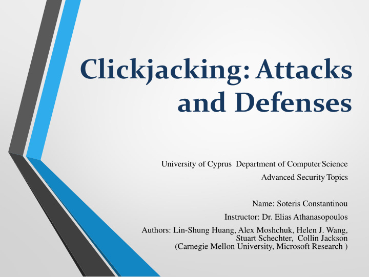 clickjacking attacks