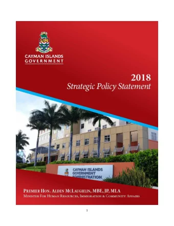 1  23 August, 2017  Mr. Speaker, this Motion seeks the approval of this Honourable House for the