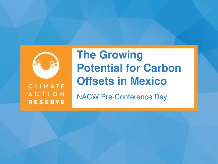 potential for carbon