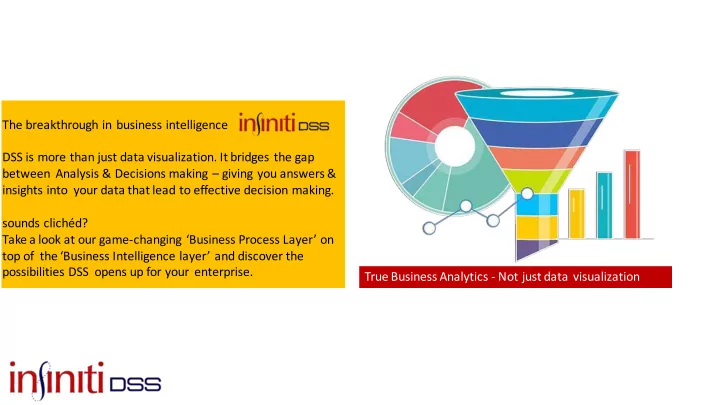 the breakthrough in business intelligence dss is more