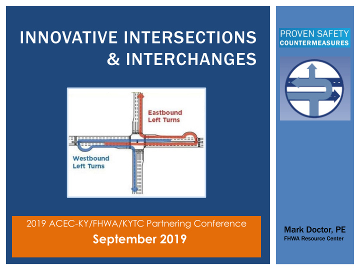innovative intersections interchanges