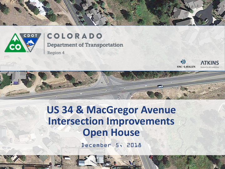 us 34 macgregor avenue intersection improvements open