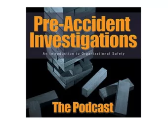 PreAccident Podcast  Human  Performance  Highly Reliable  Organizations  Todd Conklin PhD  Human