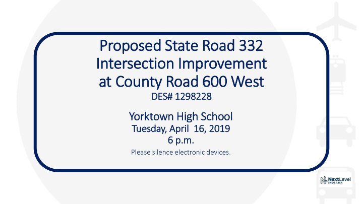 proposed state road 332