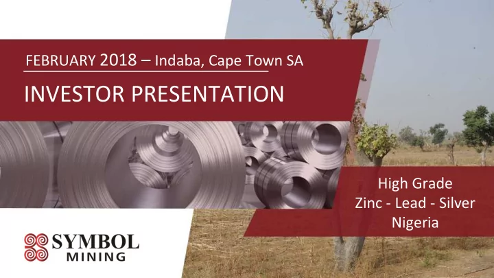 investor presentation