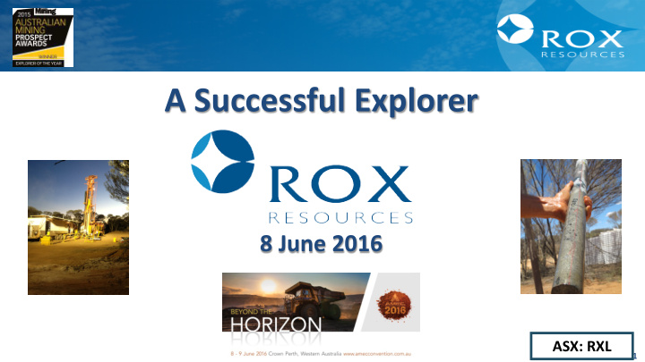 8 june 2016 asx rxl 1 1 rox in a nutshell advanced nickel
