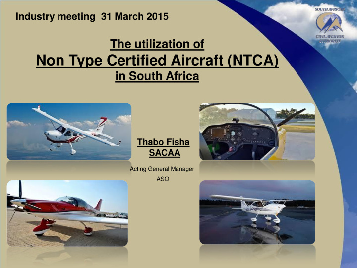 non type certified aircraft ntca