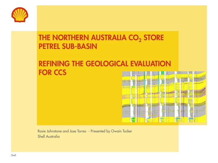 the northern australia co 2 store