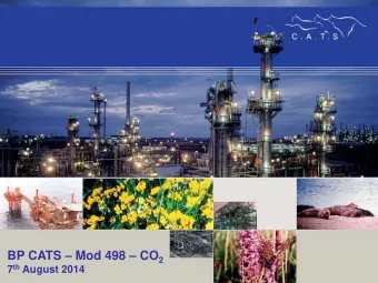 Agenda  Title of Slide    Current specifications   Recap of CO 2 forecasting   Historical