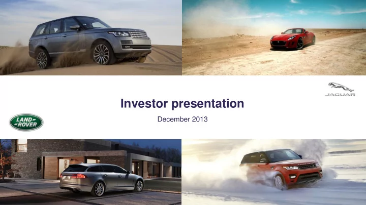 investor presentation