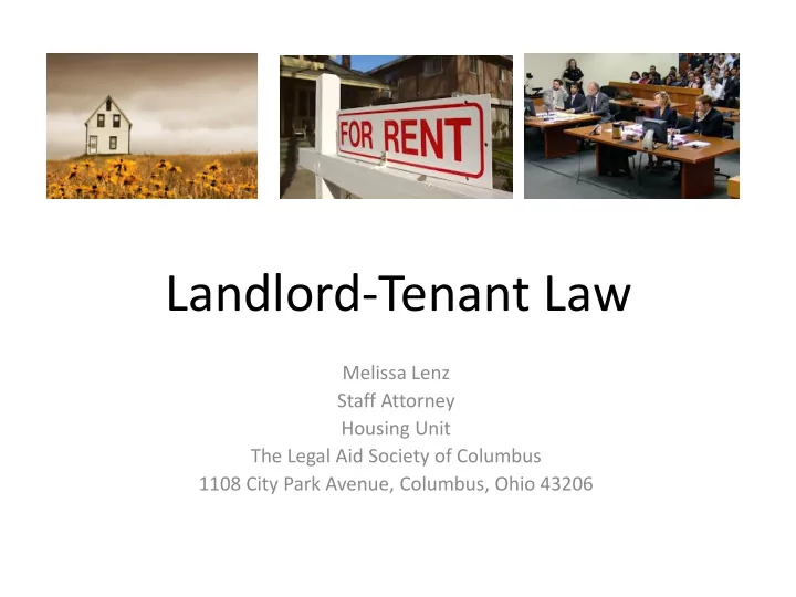 landlord tenant law