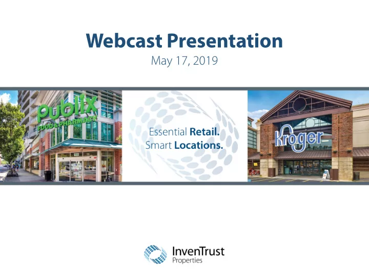 webcast presentation
