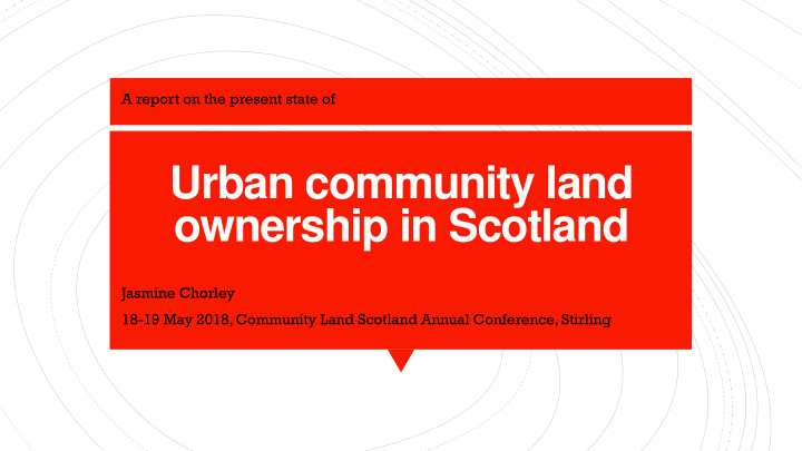 ownership in scotland
