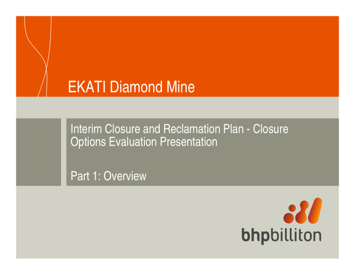 ekati diamond mine