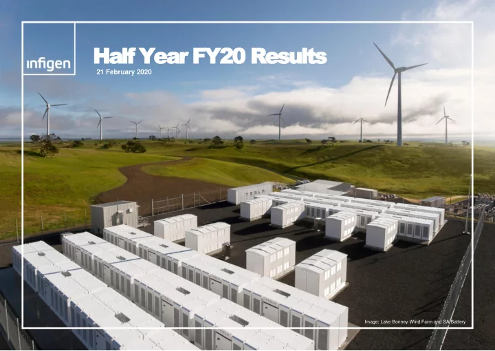 half year fy20 results