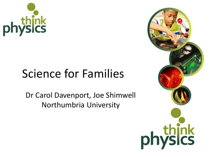 science for families