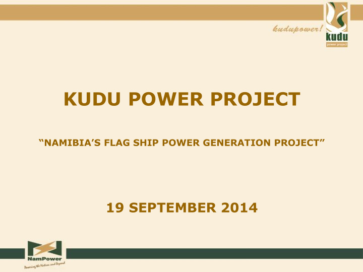 kudu power project