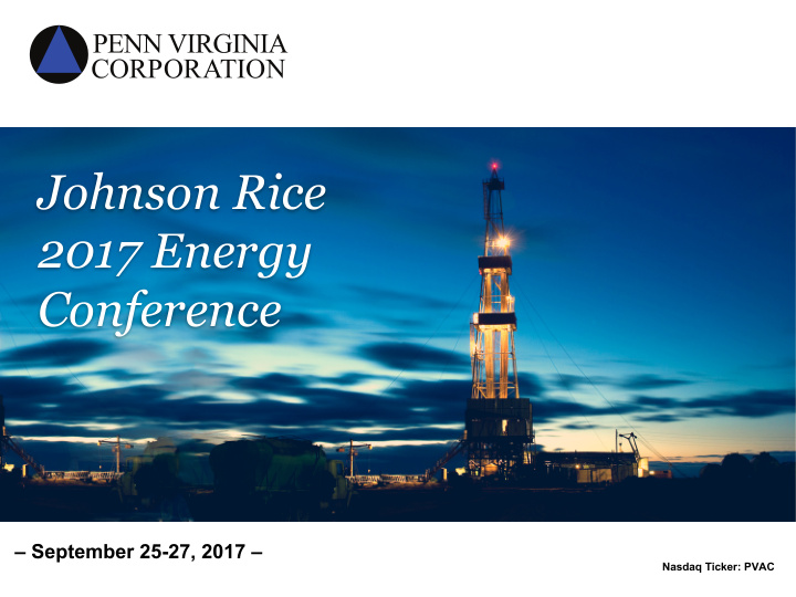 johnson rice 2017 energy conference