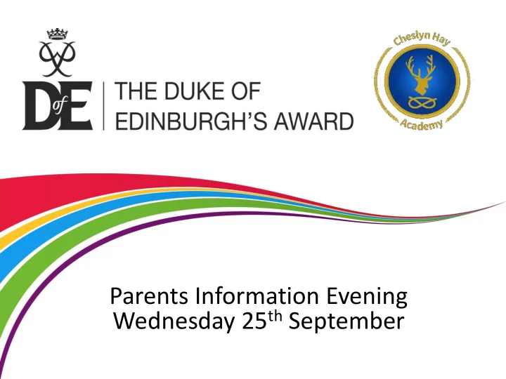 wednesday 25 th september contact details