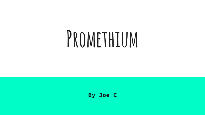promethium
