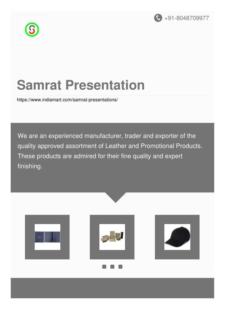 samrat presentation