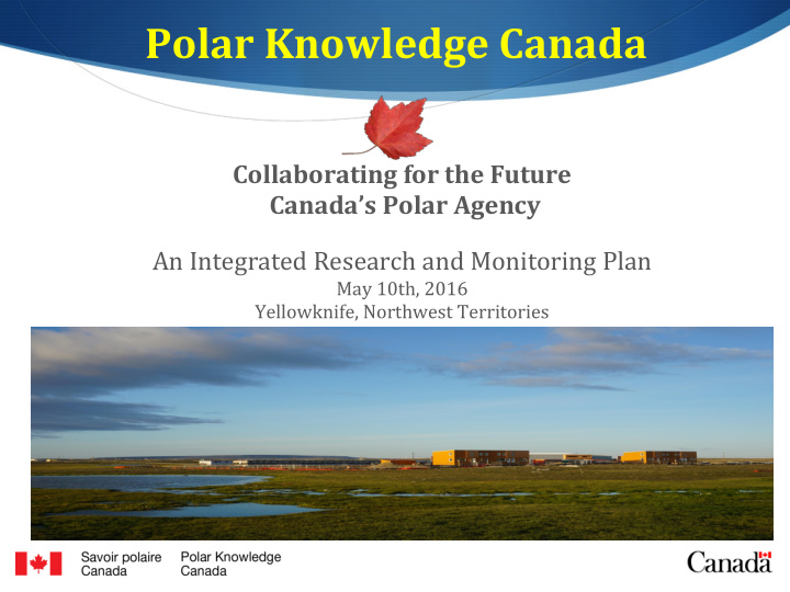 polar knowledge canada